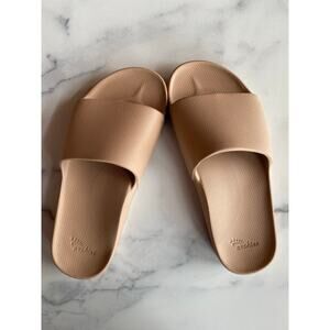 Archies Support Slides Tan Women's Size 7